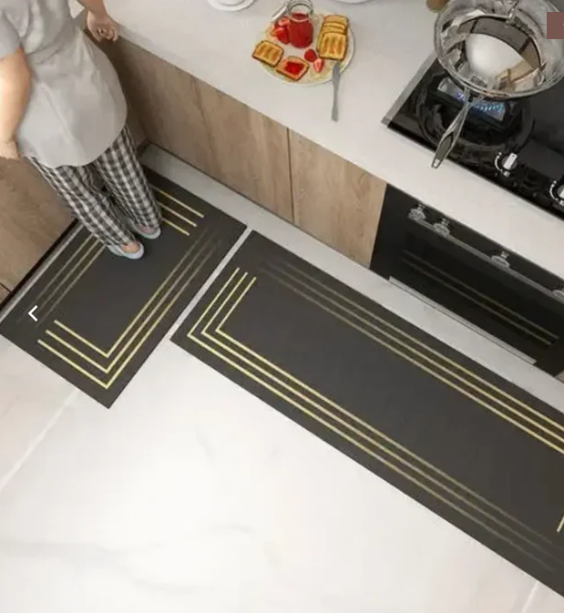 Tapete de Cozinha Passadeira Absorvente com Friso – foto 5