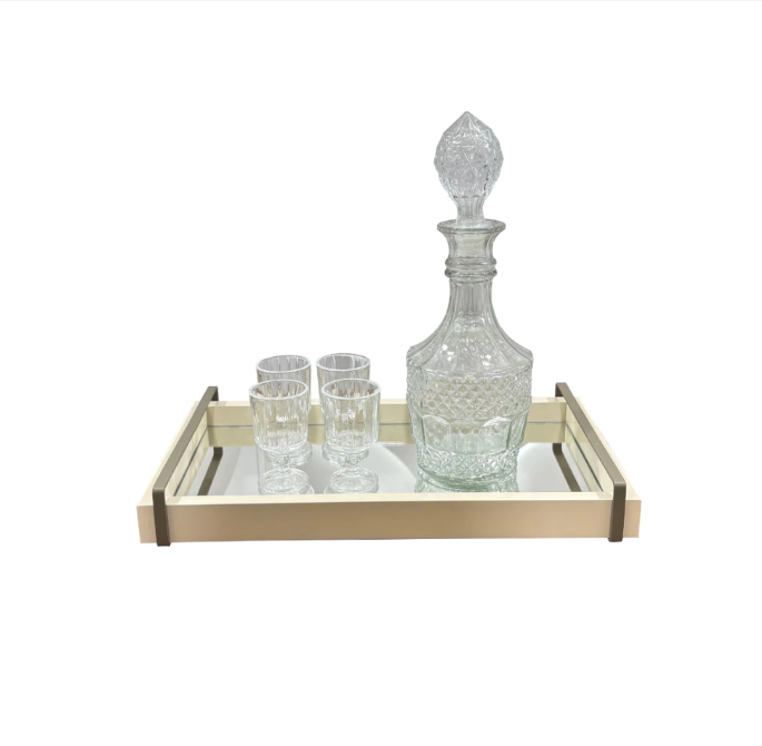 Bandeja Decorativa 40 x 23 cm com Alças – foto 2