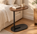 Mesa de Apoio Lateral em C para Sofá e Cama – foto 7