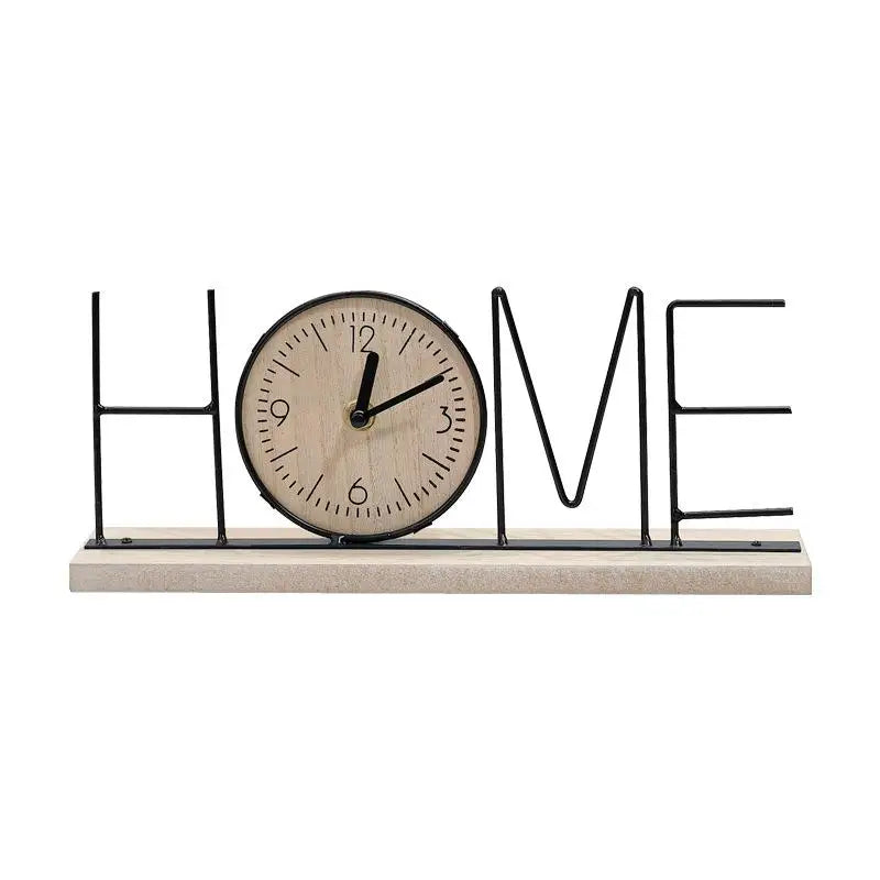 Relógio de Mesa Decorativo Letreiro Home ou Love – foto 2