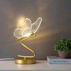 Luminária de Mesa LED Borboleta Dourada com 3 Tons de Luz – foto 2