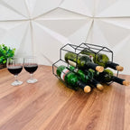 Adega Aramada de Mesa para 5 Garrafas de Vinho 30 x 20 x 20 cm – foto 2
