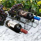 Adega Aramada de Mesa para 5 Garrafas de Vinho 30 x 20 x 20 cm – foto 4