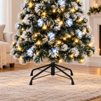 Árvore de Natal de Fibra Óptica com LED e Estrela Bivolt – foto 2