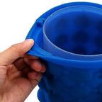 Balde de Gelo de Silicone com Tampa e Cilindro Interno – foto 5