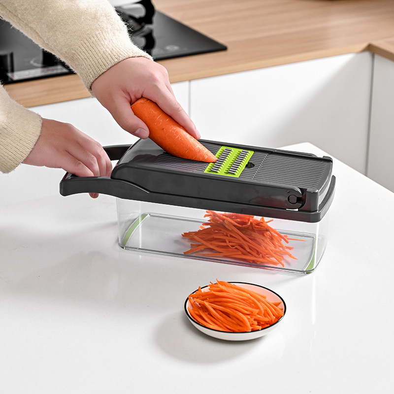 Cortador de Legumes Multifuncional 16 em 1 com Recipiente – foto 4