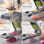Cortador de Legumes Multifuncional 16 em 1 com Recipiente – foto 6
