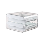 Porta-Ovos Gaveteiro Duplo Empilhável para Geladeira – foto 7