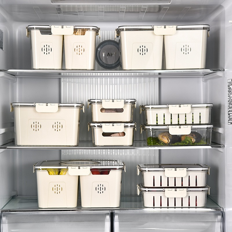 Organizador de Geladeira com Tampa e Divisórias Removíveis – foto 4