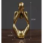 Trio de Estatuetas O Pensador Minimalistas – foto 5