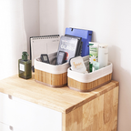 Kit 3 Cestos Organizadores com Revestimento de Bambu – foto 2