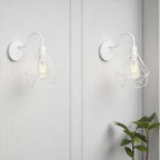 Arandela de Parede Aramada Diamante Estilo Industrial – foto 6
