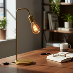 Luminária de Mesa Industrial com Haste Curva Bivolt – foto 8