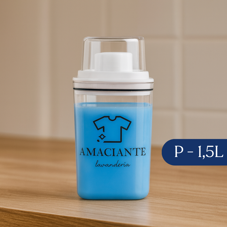 Kit Dispenser para Lavanderia 1,5 L e 2,3 L com Etiquetas – foto 9