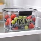 Pote Organizador de Geladeira 1,9 L com Etiqueta – foto 10