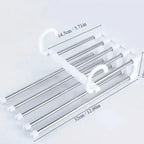 Cabide Organizador Retrátil para 5 Calças em Metal Inox – foto 8