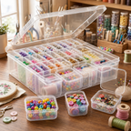 Caixa Organizadora com 30 Mini Caixas Transparentes – foto 4