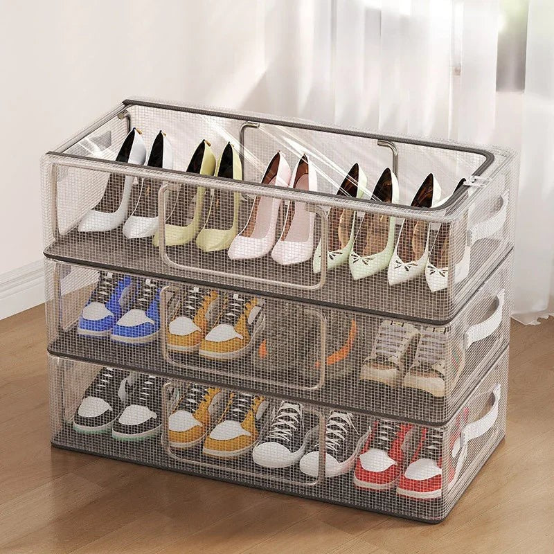 Caixa Organizadora Desmontável para Calçados e Closet