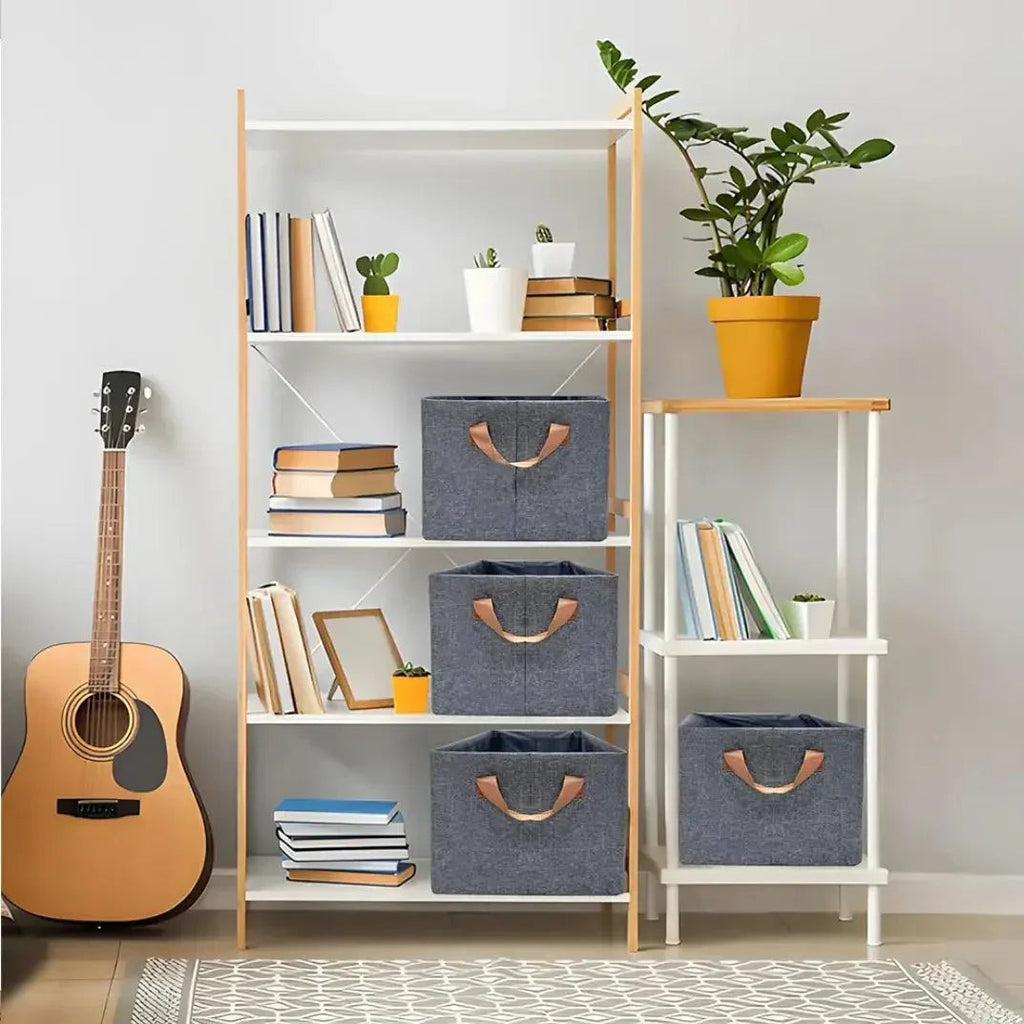 Caixa Organizadora Dobrável de Tecido 47 x 28 x 20 cm, 1 a 3 Unidades – foto 4