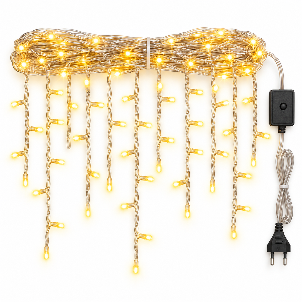 Cascata de LED de Natal com 100, 200 ou 400 Luzes e 8 Funções – foto 7