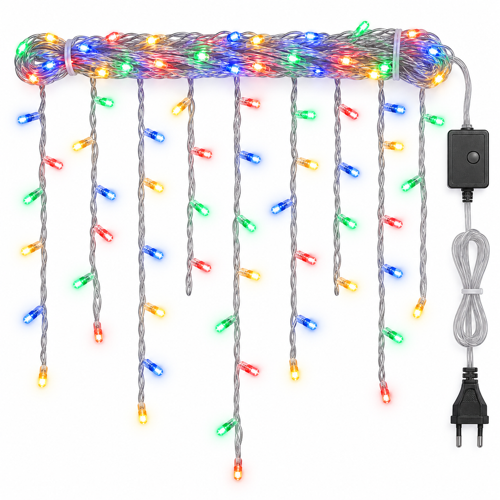 Cascata de LED de Natal com 100, 200 ou 400 Luzes e 8 Funções – foto 9