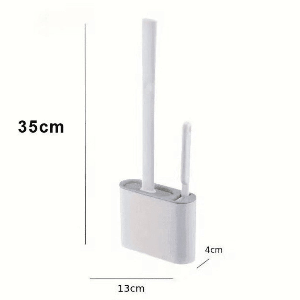 Escova Sanitária de Silicone com Suporte de Parede e Escova Auxiliar – foto 5