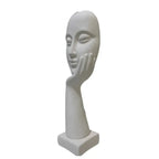 Escultura Decorativa Mão na Face em Gesso 39 cm – foto 3