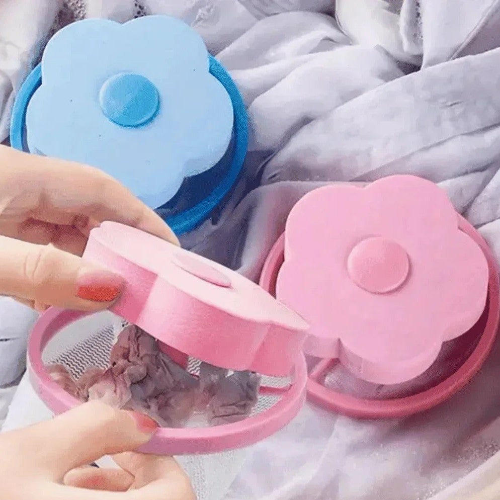 Filtro Pega-Fiapos Flutuante para Máquina de Lavar Kit 2 ou 4