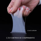 Fita Dupla Face Transparente de Gel PU Reutilizável 2 cm, 1 a 5 m – foto 5