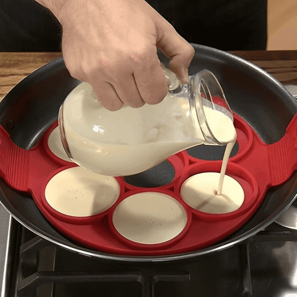 Forma de Silicone para Panquecas e Ovos com 7 Cavidades – foto 2