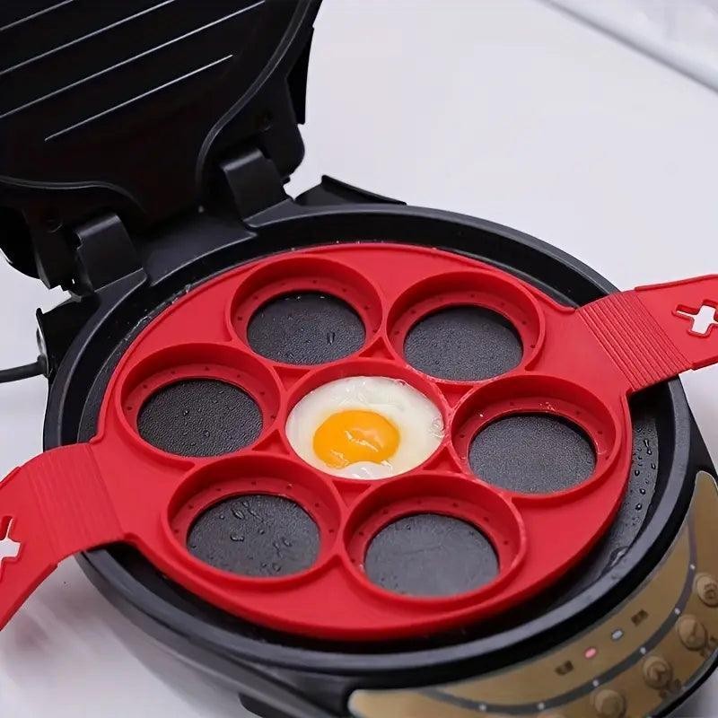 Forma de Silicone para Panquecas e Ovos com 7 Cavidades – foto 6