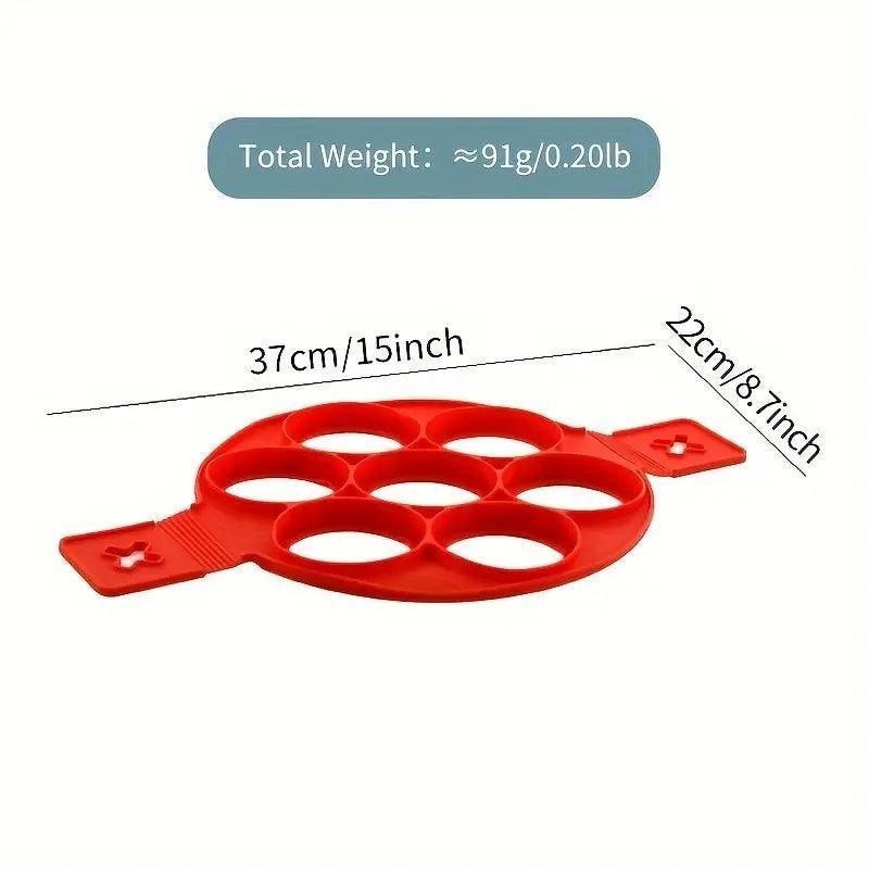 Forma de Silicone para Panquecas e Ovos com 7 Cavidades – foto 9
