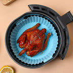 Forma de Silicone Reutilizável para air fryer 17 x 14 cm
