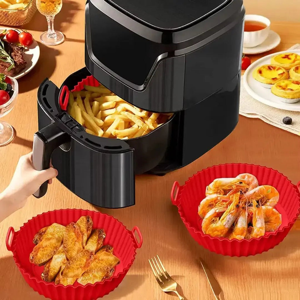 Forma de Silicone Reutilizável para air fryer 17 x 14 cm – foto 2