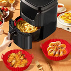 Forma de Silicone Reutilizável para air fryer 17 x 14 cm – foto 2