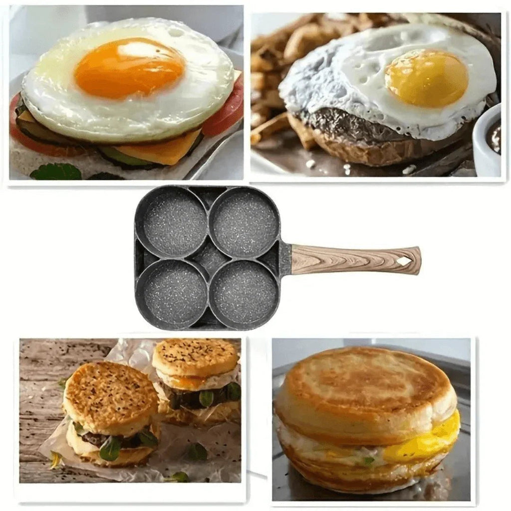 Frigideira Antiaderente 4 em 1 com Divisórias – foto 3
