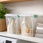 Kit 2 Caixas Organizadoras Transparentes com Tampa – foto 3