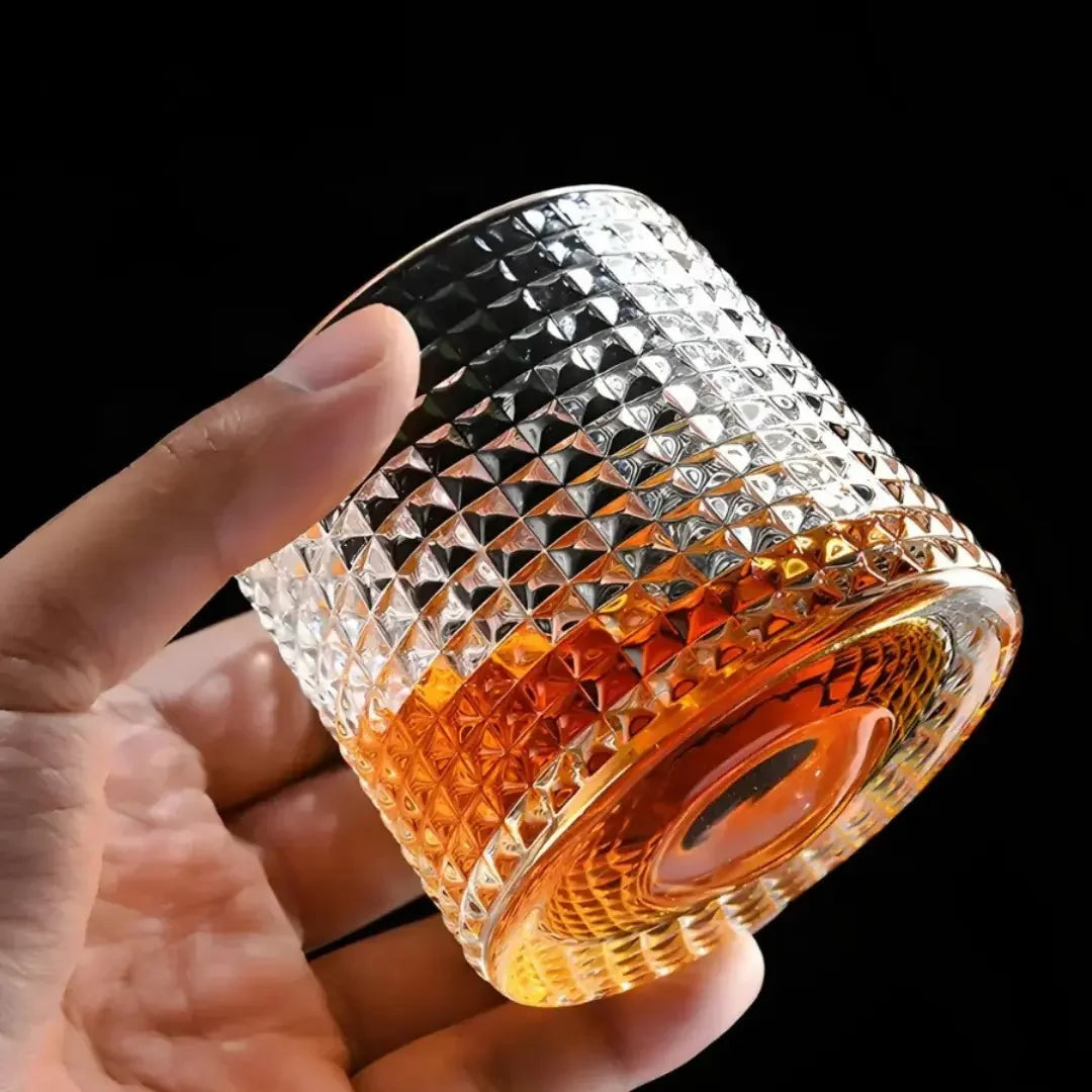 Kit 3 Copos de Whisky Giratórios de Vidro 150 ml – foto 2
