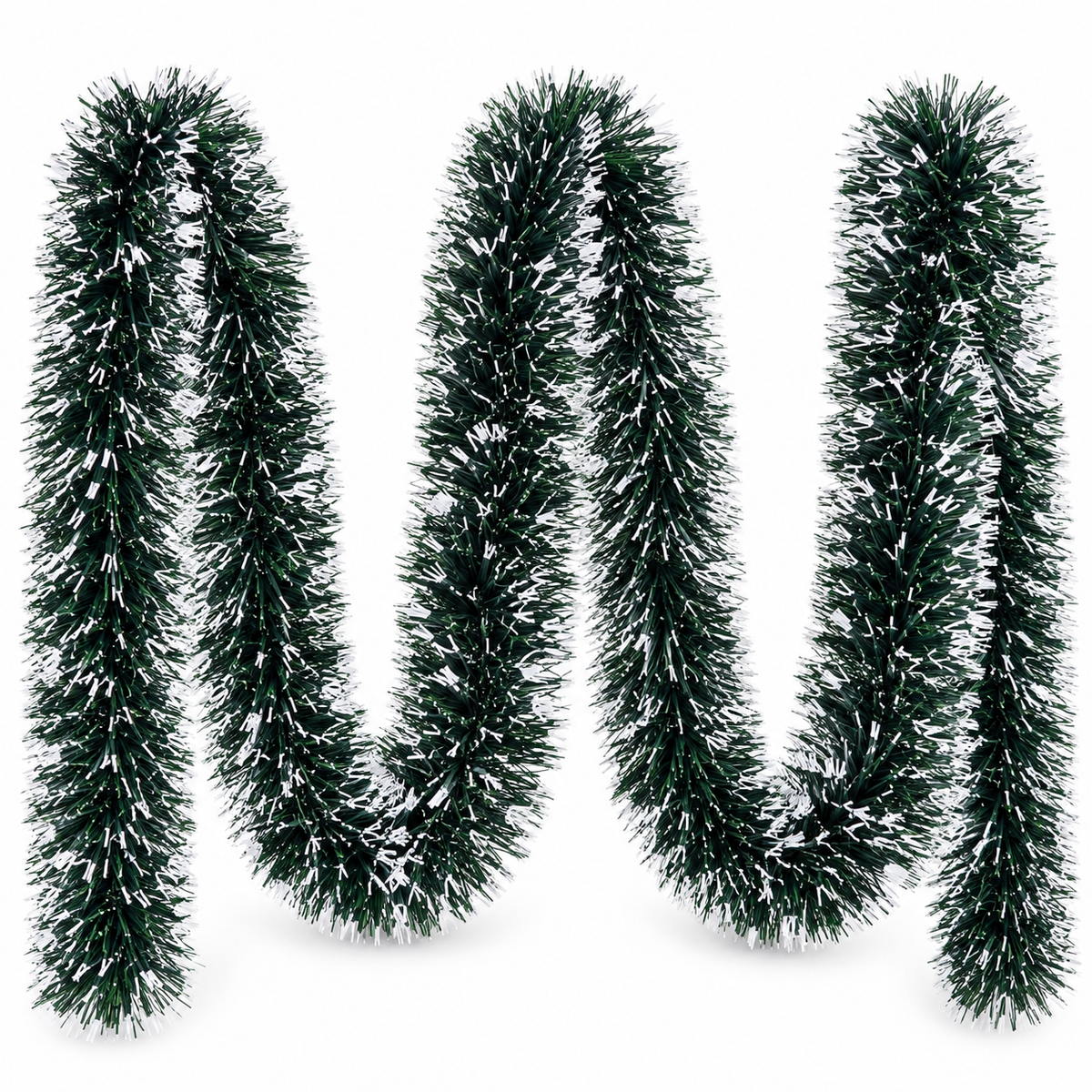 Kit 5 Festões de Natal Nevados 2 m (10 m no Total) – foto 6