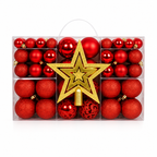 Kit Bolas de Natal Lisas, Foscas e com Glitter com Ponteira – foto 6