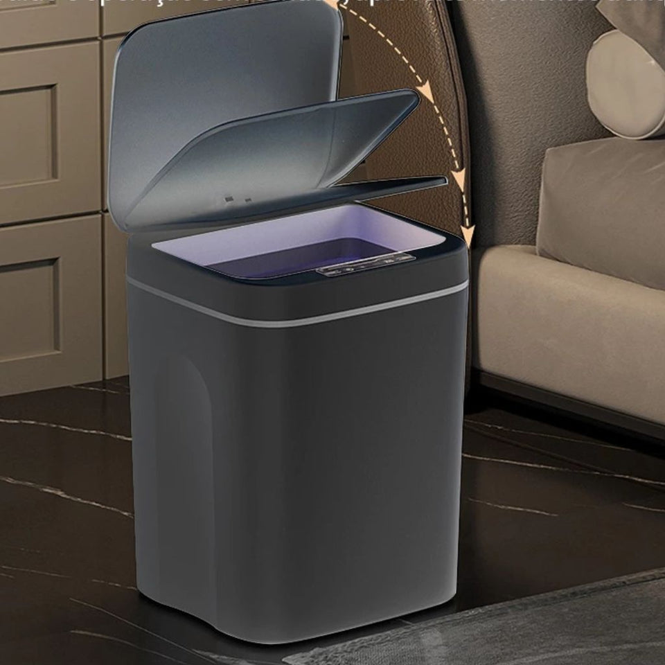 Lixeira Automática com Sensor Recarregável USB 12 L ou 16 L