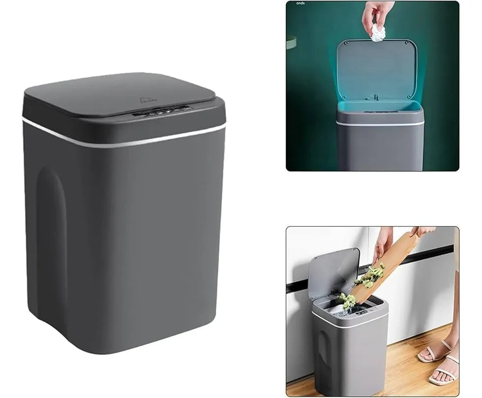Lixeira Automática com Sensor Recarregável USB 12 L ou 16 L – foto 2