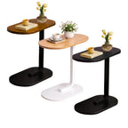 Mesa Lateral de Apoio em Ferro e MDF 60,5 cm para Sala e Quarto