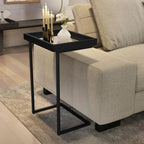 Mesa Lateral de Apoio para Sofá com Bandeja Espelhada 70 cm – foto 3