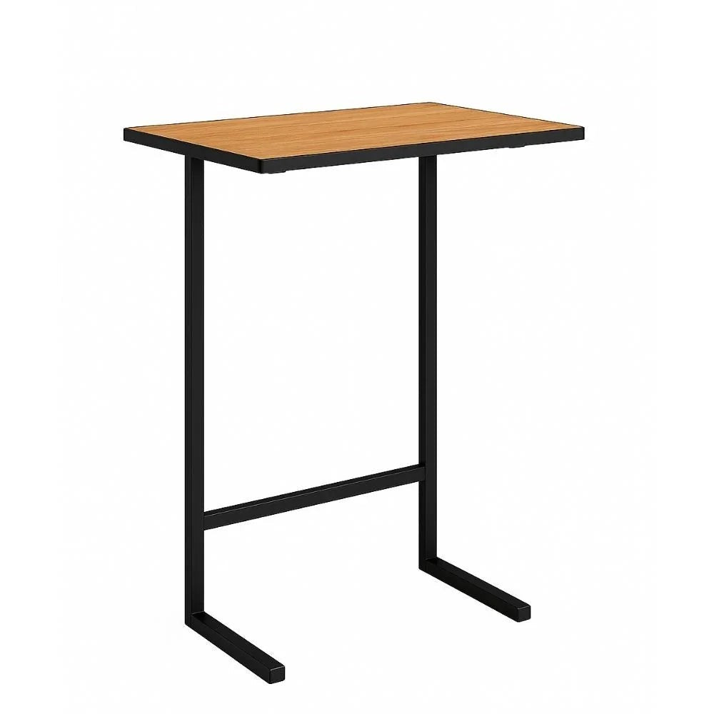 Mesa Lateral de Apoio para Sofá com Pés de Ferro 72 cm