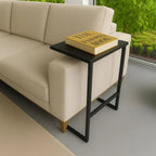 Mesa Lateral de Apoio para Sofá com Pés de Ferro 72 cm – foto 5