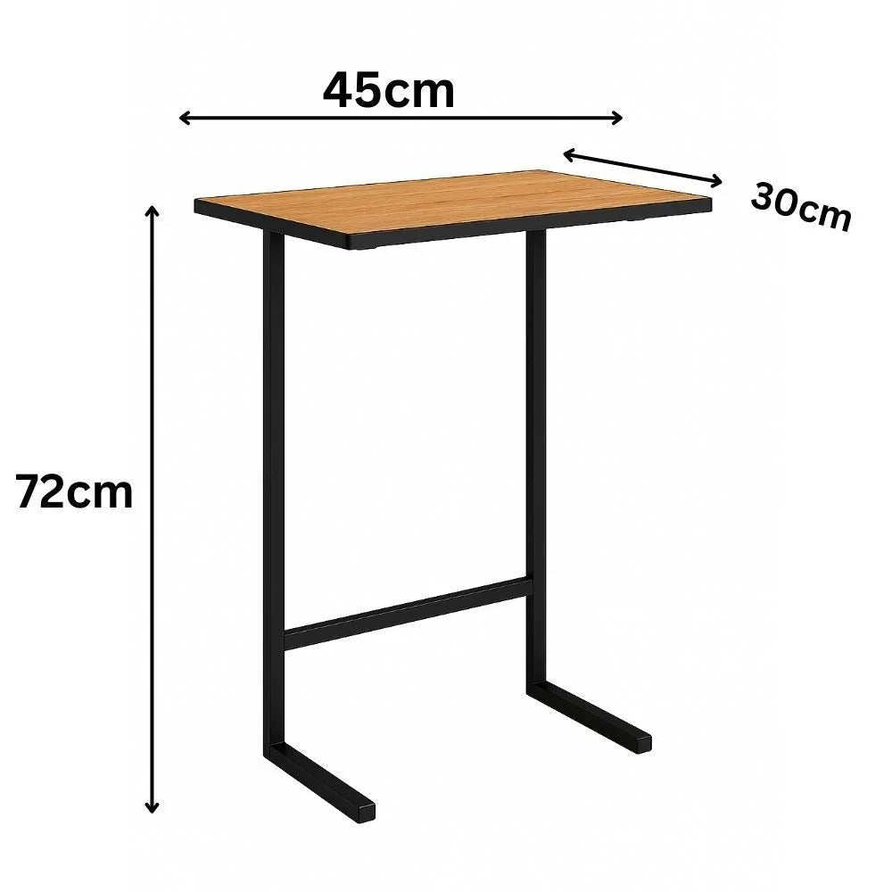 Mesa Lateral de Apoio para Sofá com Pés de Ferro 72 cm – foto 9