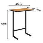 Mesa Lateral de Apoio para Sofá com Pés de Ferro 72 cm – foto 9
