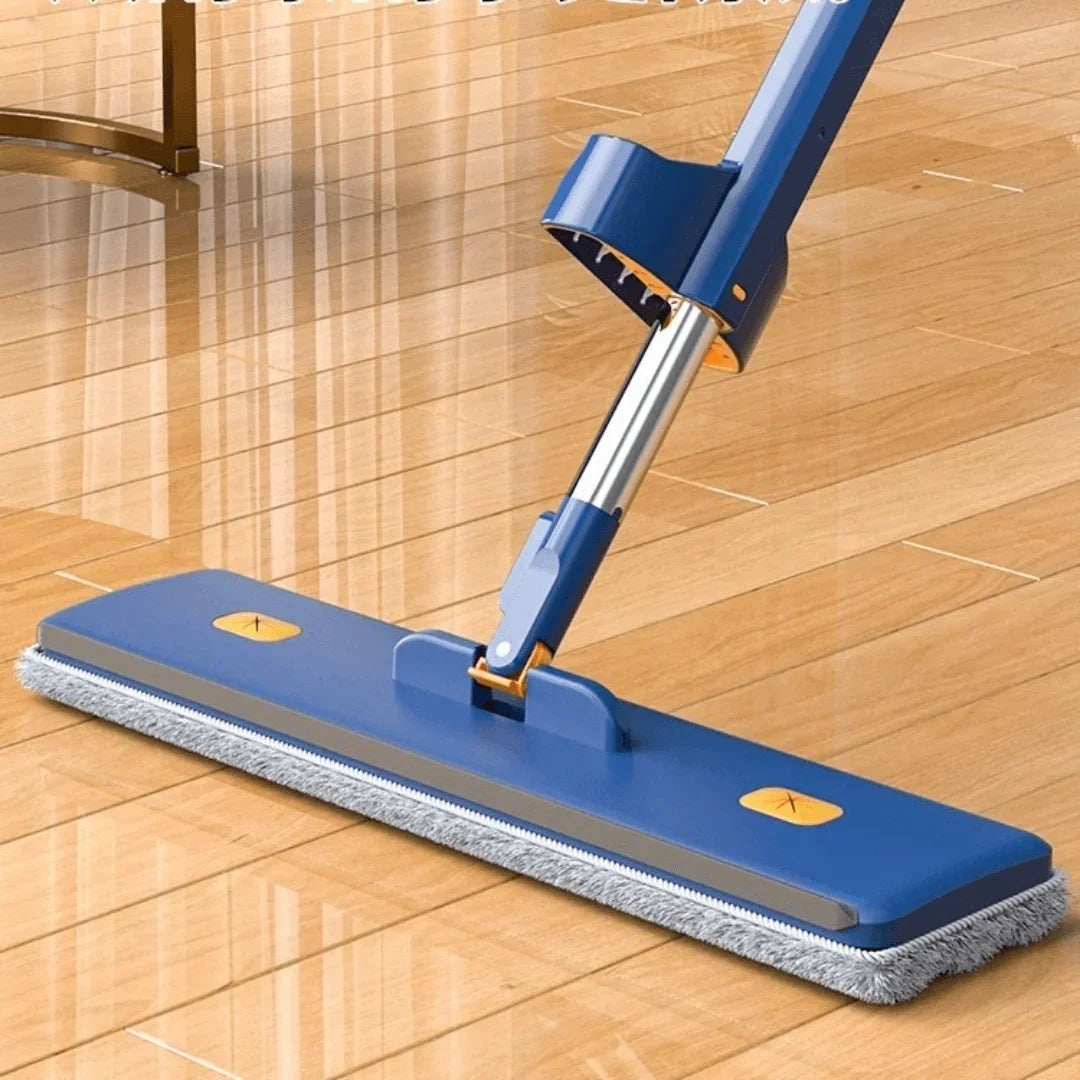 Mop Flat 360° com Balde Retrátil de 18 L e 5 Refis de Microfibra