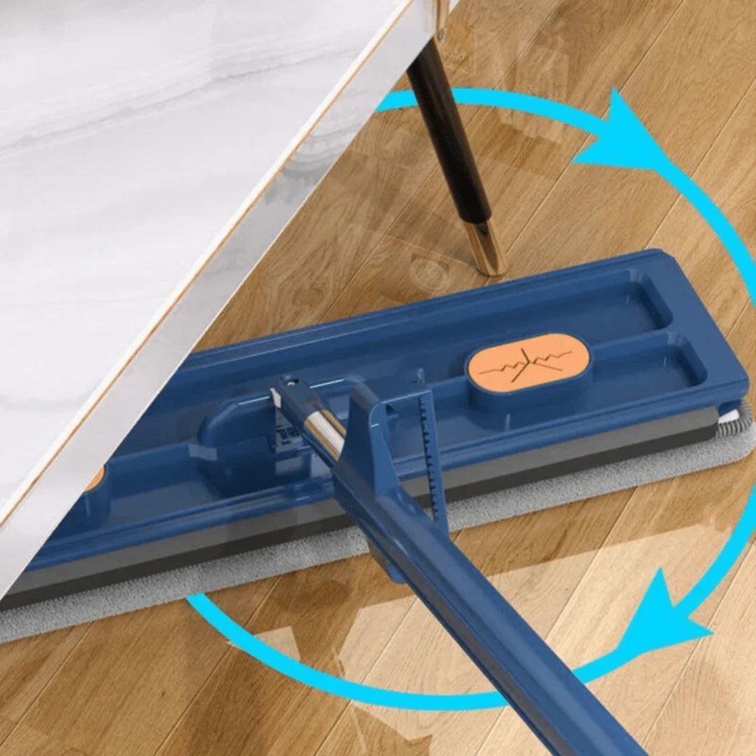 Mop Flat 360° com Balde Retrátil de 18 L e 5 Refis de Microfibra – foto 3